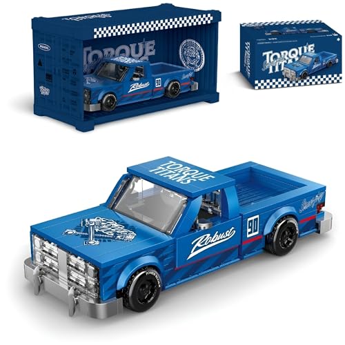DrmBeyd Pickup Truck Bausteine Bausatz mit Behälter Displaybox – 392 Teile Amerikanisch Pickup Truck Modellauto Bausteine Set, Sammler Geschenk für Erwachsene und Kinder, Kompatibel mit L*** DrmBeyd Pickup Truck Bausteine Bausatz mit Behälter Displaybox – 392 Teile Amerikanisch Pickup Truck Modellauto Bausteine Set, Sammler Geschenk für Erwachsene und Kinder, Kompatibel mit L*** von DrmBeyd