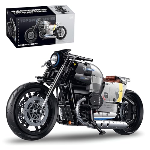 DrmBeyd Technik 1:8 Motorrad Bausteine für R18 Motorrad, 508 Teile Klemmbausteine Technik Supermotorrad, Kompatibel mit Großen Marken, Motorrad Geschenk für Erwachsene und Jungen DrmBeyd Technik 1:8 Motorrad Bausteine für R18 Motorrad, 508 Teile Klemmbausteine Technik Supermotorrad, Kompatibel mit Großen Marken, Motorrad Geschenk für Erwachsene und Jungen von DrmBeyd