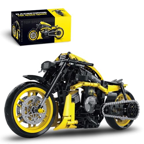DrmBeyd Technik 1:8 Muscle Motorrad Bausteine für Erwachsene, 554 Teile Muscle 800 Chopper Motorrad Klemmbausteine Heimbüro Dekor, Geschenk für Erwachsene und Jungen DrmBeyd Technik 1:8 Muscle Motorrad Bausteine für Erwachsene, 554 Teile Muscle 800 Chopper Motorrad Klemmbausteine Heimbüro Dekor, Geschenk für Erwachsene und Jungen von DrmBeyd