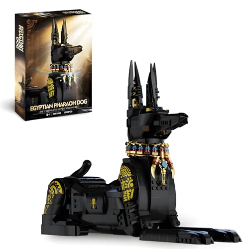 DrmBeyd Technik Ägyptischer Pharao Hund Tiere Bausteine Set, Ideas Action Hund Bausteine Spielzeug, Tiere Klemmbausteine Modell, Geschenk für Erwachsene und Kinder, 1208+ Teile DrmBeyd Technik Ägyptischer Pharao Hund Tiere Bausteine Set, Ideas Action Hund Bausteine Spielzeug, Tiere Klemmbausteine Modell, Geschenk für Erwachsene und Kinder, 1208+ Teile von DrmBeyd