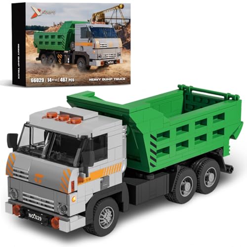 DrmBeyd Technik Kipplaster Bausteine Spielzeug, Muldenkipper Klemmbausteine Set, 467 Teile Lastwagen Bausteine LKW Bausatz Baufahrzeug, Geschenk für Erwachsene und Kinder DrmBeyd Technik Kipplaster Bausteine Spielzeug, Muldenkipper Klemmbausteine Set, 467 Teile Lastwagen Bausteine LKW Bausatz Baufahrzeug, Geschenk für Erwachsene und Kinder von DrmBeyd