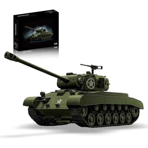 DrmBeyd Technik Militär Panzer Bausteine Set (M26 Pershing Panzer) von DrmBeyd