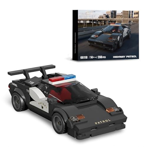 DrmBeyd Technik Speed Champions Rennwagen Bausteine Set, Countache Polizeiwagen Klemmbausteine for Lambo, Geschenk für Erwachsene und Kinder, Kompatibel mit L***, 266 Teile DrmBeyd Technik Speed Champions Rennwagen Bausteine Set, Countache Polizeiwagen Klemmbausteine for Lambo, Geschenk für Erwachsene und Kinder, Kompatibel mit L***, 266 Teile von DrmBeyd