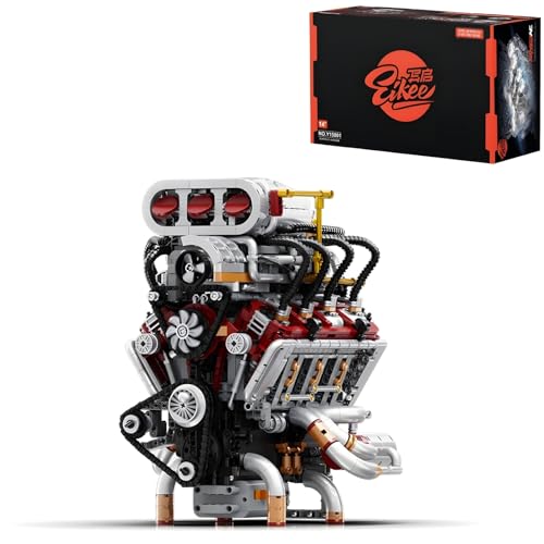 DrmBeyd Technik V8 Motor Bausteine Modell - 2347 Teilen V8 Motor Bausteine Bausatz, STEM 8 Zylinder Engine Konstruktionsspielzeug Set, Geschenk Sammlerstücke für Rennsportbegeisterte DrmBeyd Technik V8 Motor Bausteine Modell - 2347 Teilen V8 Motor Bausteine Bausatz, STEM 8 Zylinder Engine Konstruktionsspielzeug Set, Geschenk Sammlerstücke für Rennsportbegeisterte von DrmBeyd