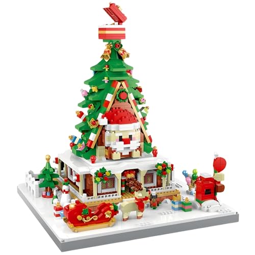 DrmBeyd Weihnachtsbaum Micro Bausteine, Ideas Weihnachten Baumhaus Klemmbausteine Set, Weihnachts Countdown Spielzeug Mikro Bausteine, Geschenke für Erwachsene und Kinder, 2465 Teile DrmBeyd Weihnachtsbaum Micro Bausteine, Ideas Weihnachten Baumhaus Klemmbausteine Set, Weihnachts Countdown Spielzeug Mikro Bausteine, Geschenke für Erwachsene und Kinder, 2465 Teile von DrmBeyd