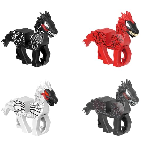 MOC Vennom Film Minifiguren Bausteine Bausatz, 4 Alien Pferd Modell für Minifiguren, Kompatibel mit Major Brand, Geschenk für Filmfans MOC Vennom Film Minifiguren Bausteine Bausatz, 4 Alien Pferd Modell für Minifiguren, Kompatibel mit Major Brand, Geschenk für Filmfans von DrmBeyd