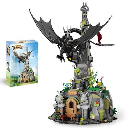 Technik Film Drache Bausteine Set, STEM Drache Bausteine with Schloss Bausatz, Night Dragons Modell Spielzeug Geschenk für Filmfans und Erwachsene und Kinder, 998+ Teile Technik Film Drache Bausteine Set, STEM Drache Bausteine with Schloss Bausatz, Night Dragons Modell Spielzeug Geschenk für Filmfans und Erwachsene und Kinder, 998+ Teile von DrmBeyd