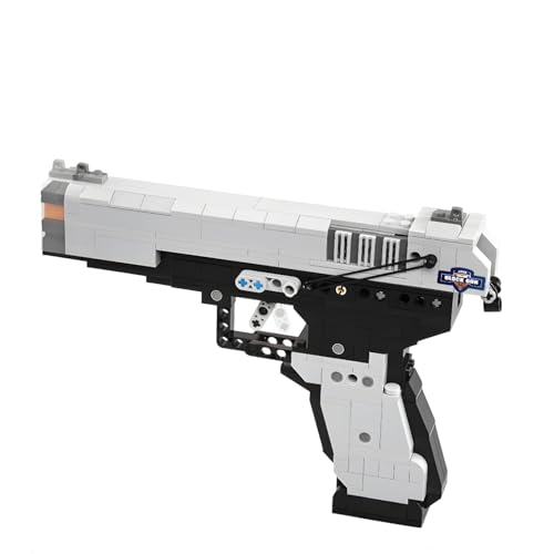 Technik M23 Pistole Bausteine Bausatz, 412+ Teile Pistole Klemmbausteine Modell mit Sendefunktion, MOC Bausteine Militärische Waffen, Geschenke für Militärbegeisterte Technik M23 Pistole Bausteine Bausatz, 412+ Teile Pistole Klemmbausteine Modell mit Sendefunktion, MOC Bausteine Militärische Waffen, Geschenke für Militärbegeisterte von DrmBeyd