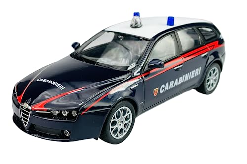 Dromader Welly Alfa Romeo 159 Sportwagon Carabinieri 1/24 Schwarz Neu Modell Auto Die Cast Dromader Welly Alfa Romeo 159 Sportwagon Carabinieri 1/24 Schwarz Neu Modell Auto Die Cast von DROMADER