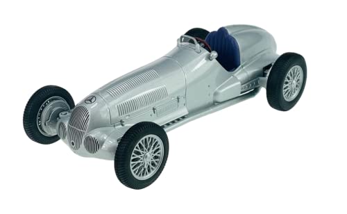 Welly 1937 Mercedes-Benz W125 Silber 1/24 Metall Modell Auto Die Cast Neu im Kasten von DROMADER
