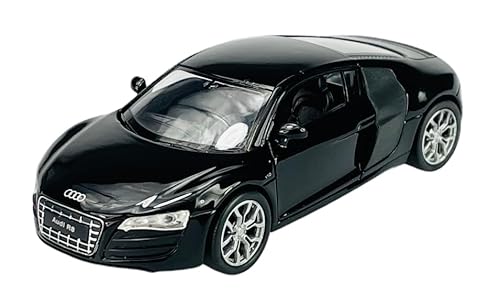 Welly 2006 A-U-D-I R8 Coupe V10 Schwarz 1/34-1/39 Metall Modell Auto Die Cast Neu im Kasten von Dromader