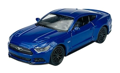 Welly Ford Mustang VI Coupe Blau Ab 2014 1/34-1/39 Metal Modell Auto Die Cast Neu im Kasten von Dromader