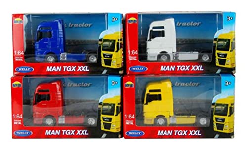 Welly Man TGX XXL Weiss 1/64 Neu im Kasten Modell LKW 10cm von Dromader