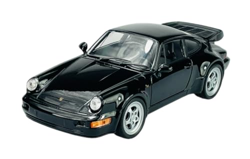 Welly Porsche 911 964 Turbo Coupe Schwarz 1988-1994 1/24 1:24 Die Cast Metall Modell Auto Neu im Kasten von Dromader