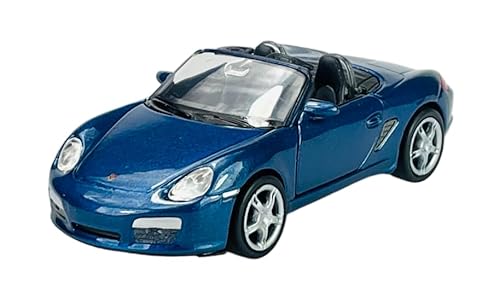 Welly Porsche Boxter S 987 Cabrio Offen Blau 2004-2012 Boxster ca 1/34-1/39 Metal Modell Auto Die Cast Neu im Kasten von Dromader