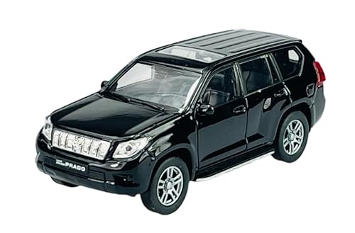 Welly Toyota Landcruiser 5 Türer Schwarz J15 ca 1/34-1/39 Metal Modell Auto Die Cast Neu im Kasten von Dromader