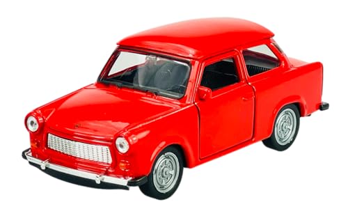 Welly Trabant Trabbi 601 Limousine Rot Ca 1/34-1/39 Metal Modell Auto Die Cast Neu im Kasten von Guoml