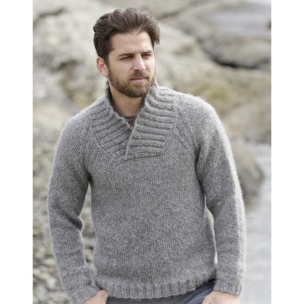 Aberdeen by DROPS Design - Strickmuster mit Kit Pullover mit Raglan und Kragen Größen S - XXXL Aberdeen by DROPS Design - Strickmuster mit Kit Pullover mit Raglan und Kragen Größen S - XXXL von Drops - Garnstudio