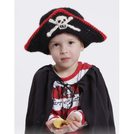 Ahoy! by DROPS Design - Häkelmuster mit Kit Piratenmütze mit Totenkopf Größen 1-10 Jahre Ahoy! by DROPS Design - Häkelmuster mit Kit Piratenmütze mit Totenkopf Größen 1-10 Jahre von Drops - Garnstudio