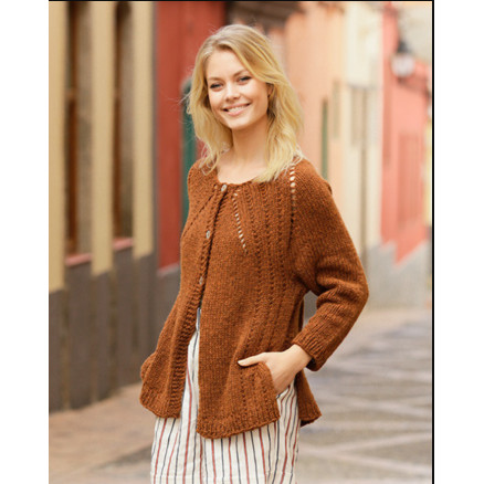 Autumn Spice Cardigan by DROPS Design - Strickmuster mit Kit Pullover Größen S - XXXL Autumn Spice Cardigan by DROPS Design - Strickmuster mit Kit Pullover Größen S - XXXL von Drops - Garnstudio