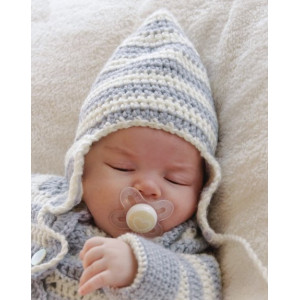 Baby Blues Hat by DROPS Design - Häkelmuster mit Kit Mütze Größen 0-4 - 2/4 år Baby Blues Hat by DROPS Design - Häkelmuster mit Kit Mütze Größen 0-4 - 2/4 år von Drops - Garnstudio