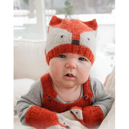 Baby Fox by DROPS Design - Baby Mütze und Fäustlinge Strickmuster Größe Preemie - 3/4 Jahre Baby Fox by DROPS Design - Baby Mütze und Fäustlinge Strickmuster Größe Preemie - 3/4 Jahre von Drops - Garnstudio