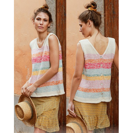 Block Party by DROPS Design - Strickmuster mit Kit Top Größen S - XXXL Block Party by DROPS Design - Strickmuster mit Kit Top Größen S - XXXL von Drops - Garnstudio