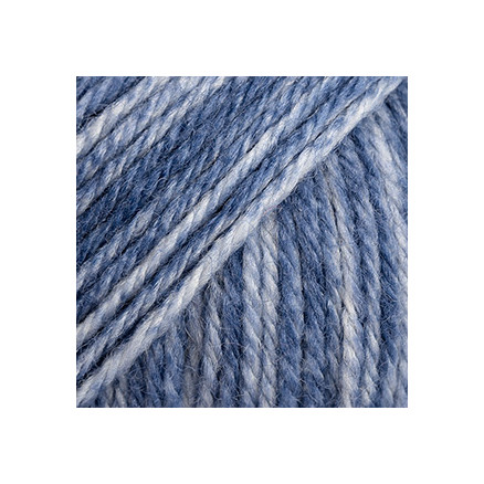DROPS Fiesta Garn Print 38 Blau Nebel von Drops - Garnstudio