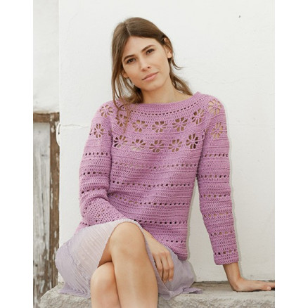Daisy Chain by DROPS Design - Häkelmuster mit Kit Pullover Größen S - XXXL Daisy Chain by DROPS Design - Häkelmuster mit Kit Pullover Größen S - XXXL von Drops - Garnstudio