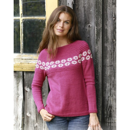 Daisy Delight by DROPS Design - Bluse Strickmuster Gr. S - XXXL Daisy Delight by DROPS Design - Bluse Strickmuster Gr. S - XXXL von Drops - Garnstudio