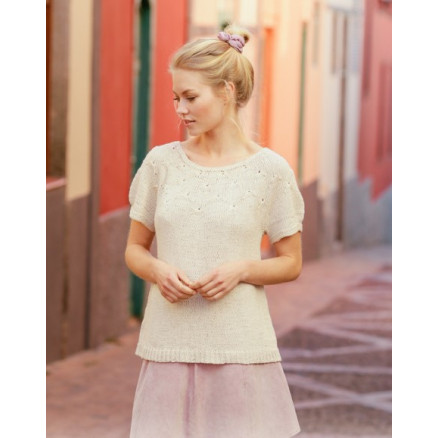Dandelion Dreams by DROPS Design - Strickmuster mit Kit Top Größen S - XXXL Dandelion Dreams by DROPS Design - Strickmuster mit Kit Top Größen S - XXXL von Drops - Garnstudio