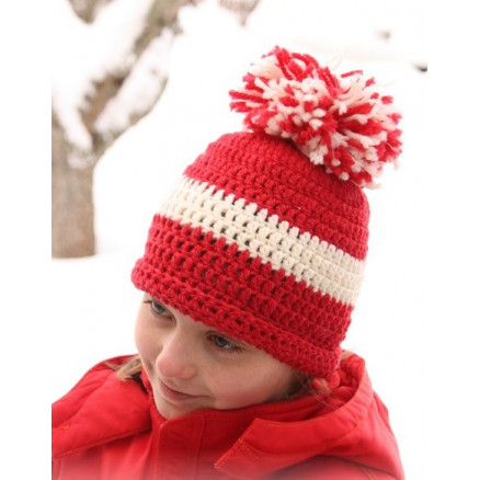 Denmark by DROPS Design - Häkelmuster mit Kit Mütze Größen 3 Jahre - Erwachsene von Drops - Garnstudio