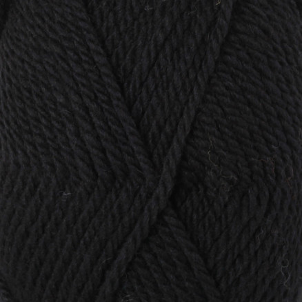 Drops Alaska Garn Unicolor 06 Schwarz von Drops - Garnstudio