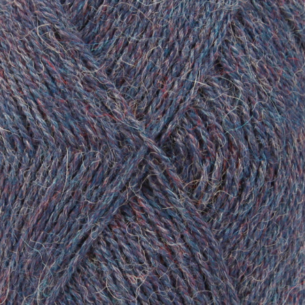 Drops Alpaca Garn Mix 6360 Blau von Drops - Garnstudio
