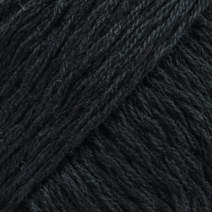 Drops Belle Garn Unicolor 08 Schwarz von Drops - Garnstudio