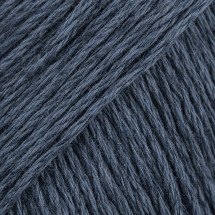 Drops Bomull-Lin Garn Unicolor 21 Dunkelblau von Drops - Garnstudio