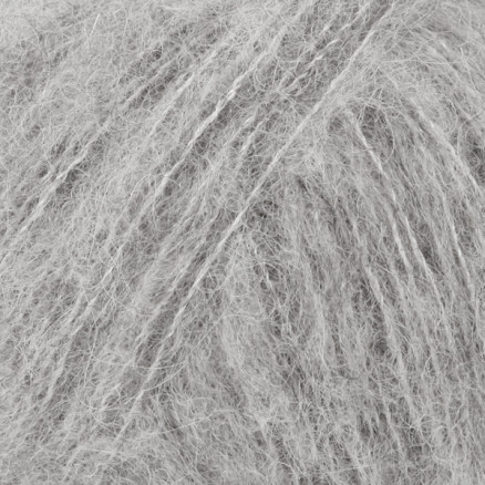 Drops Brushed Alpaca Silk Garn Unicolor 02 Hellgrau von Drops - Garnstudio