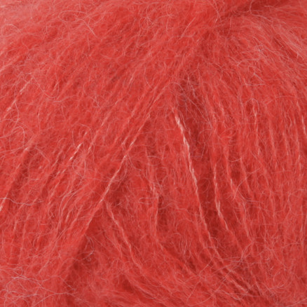Drops Brushed Alpaca Silk Garn Unicolor 06 Koralle von Drops - Garnstudio