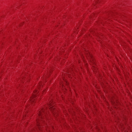 Drops Brushed Alpaca Silk Garn Unicolor 07 Rot von Drops - Garnstudio