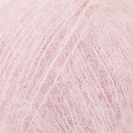 Drops Brushed Alpaca Silk Garn Unicolor 12 Powder Pink von Drops - Garnstudio
