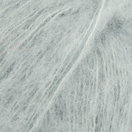Drops Brushed Alpaca Silk Garn Unicolor 14 Helles Grau-Grün von Drops - Garnstudio