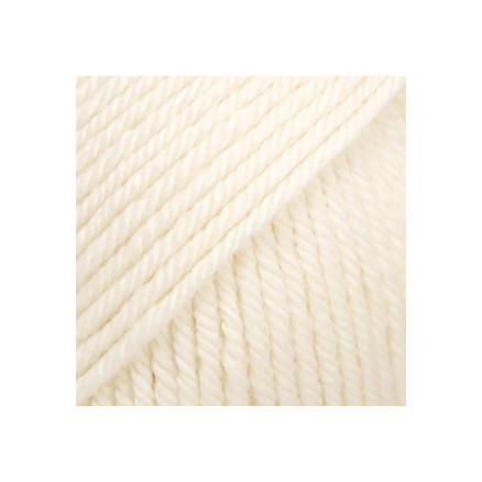 Drops Daisy Garn Unicolor 01 Natur von Drops - Garnstudio