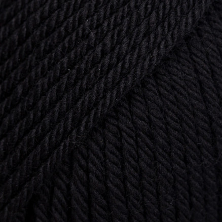 Drops Daisy Garn Unicolor 03 Schwarz von Drops - Garnstudio