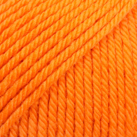 Drops Daisy Garn Unicolor 23 Orange von Drops - Garnstudio
