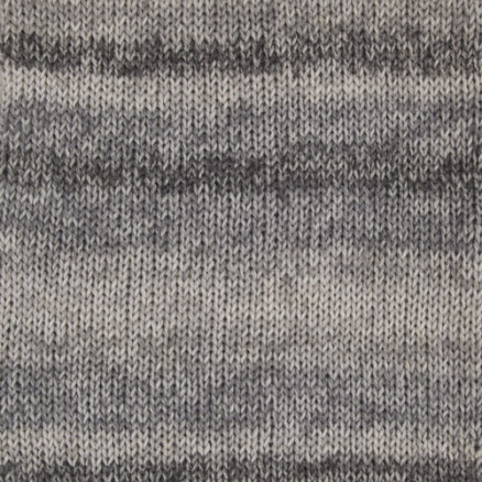 Drops Fabel Garn Long Print 602 Silber Fuchs von Drops - Garnstudio
