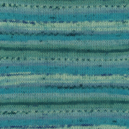 Drops Fabel Garn Print 340 Blue Lagoon von Drops - Garnstudio