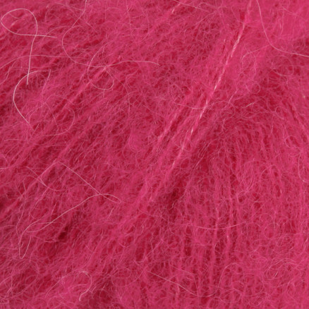 Drops Brushed Alpaca Silk Garn Unicolor 18 Cerise von Drops - Garnstudio