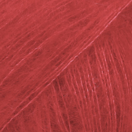 Drops Kid-Silk Garn Unicolor 14 Rot von Drops - Garnstudio