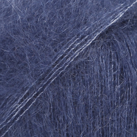 Drops Kid-Silk Garn Unicolor 28 Marineblau von Drops - Garnstudio