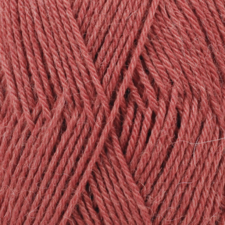 Drops Nord Garn Unicolor 21 Roter Ziegelstein von Drops - Garnstudio